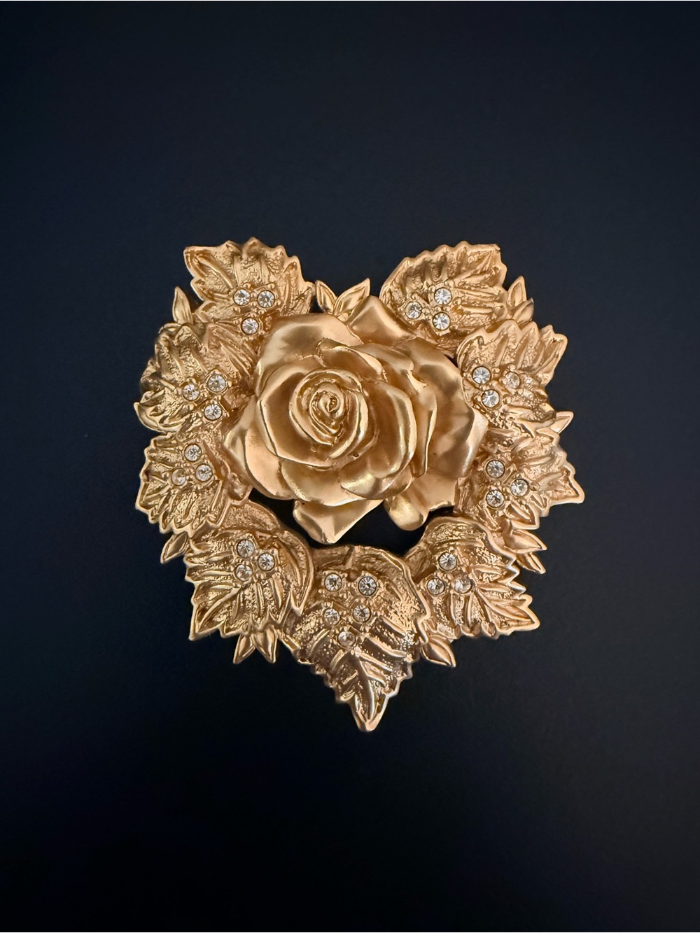 Vintage Elizabeth Taylor Avon “Love Blooms” Rose Brooch